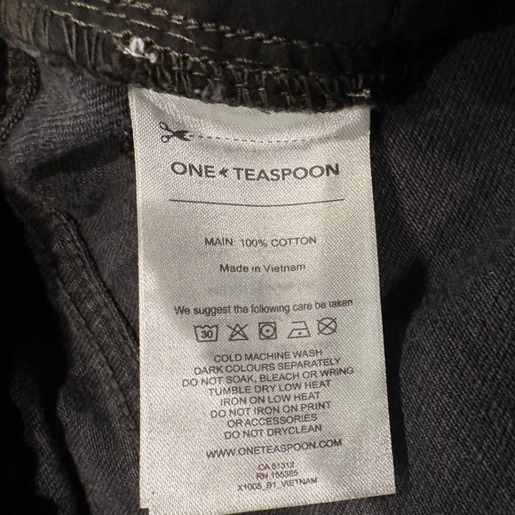 NWT One Teaspoon Stixxs Low Waist Skinny Jeans - Picture 9 of 13